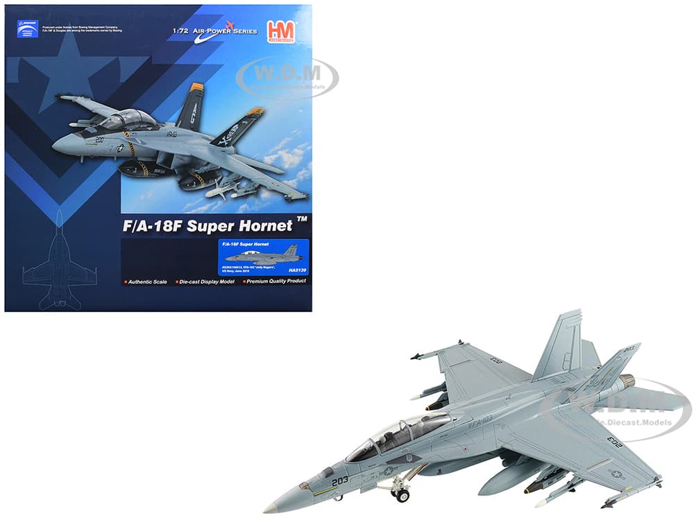 McDonnell Douglas F/A-18F Super Hornet Aircraft "VFA-103 Jolly Rogers USS Harry S. Truman" (2016) United States Navy "Air Power Series" 1/72 Diecast