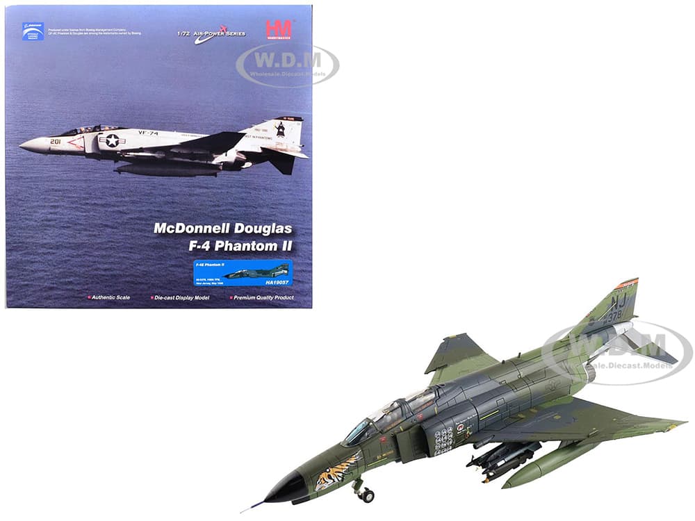 McDonnell Douglas F-4E Phantom II Fighter-Bomber Aircraft "108th Tactical Fighter Wing New Jersey" (1988) United States Air Force "Air Power Series"