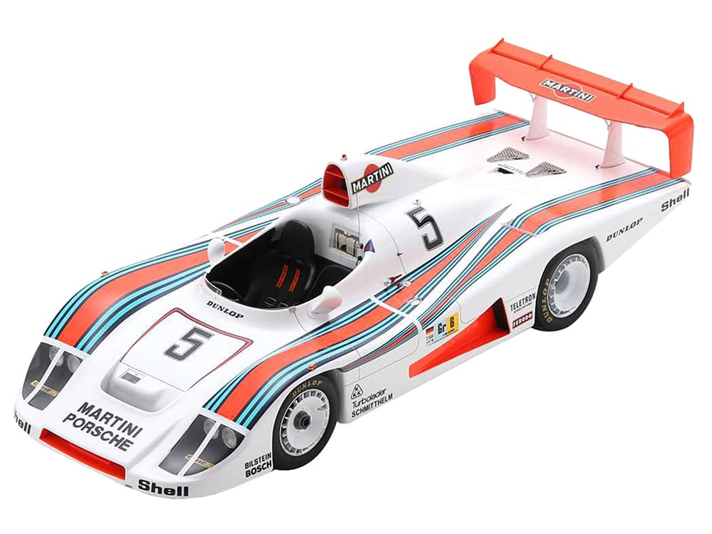 Porsche 936/78 5 Jacky Ickx - Henri Pescarolo - Jochen Mass "Martini Racing Porsche System" "24 Hours of Le Mans" (1978) with Acrylic Display Case 1/