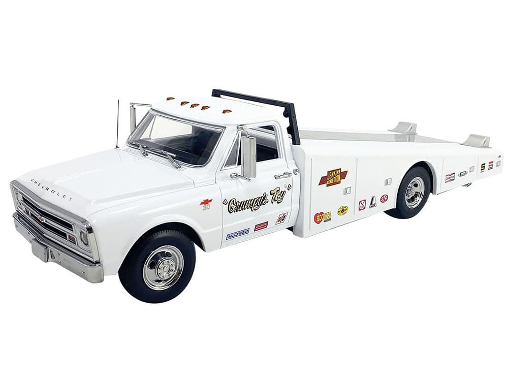 1967 Chevrolet C-30 Ramp Truck White "Grumpys Toy" Limited Edition to 320 pieces Worldwide 1/18 Diecast Model Car by ACME