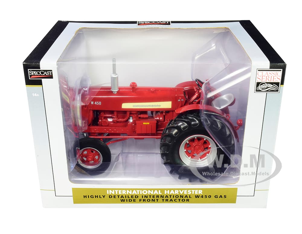 International Harvester Farmall W450 Gas Wide Front Tractor "Classic Series" 1/16 Diecast Model by SpecCast