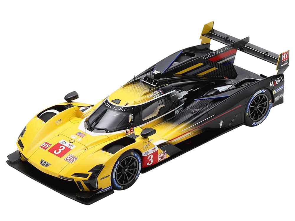 Cadillac V-Series.R 3 Sebastien Bourdais - Scott Dixon - Renger van der Zande "Cadillac Racing" "24 Hours of Le Mans" (2023) with Acrylic Display Cas