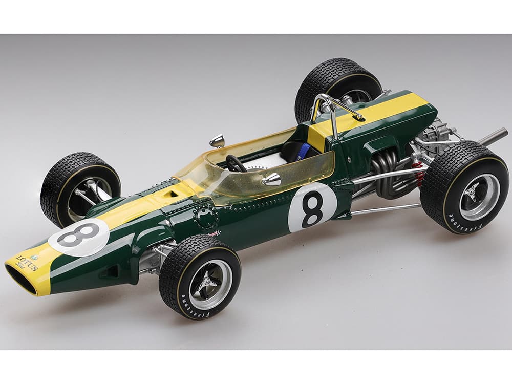 Lotus 48 8 Graham Hill Formula Two F2 "Pau GP" (1967) "Mythos Series" Limited Edition to 40 pieces Worldwide 1/18 Model Car by Tecnomodel