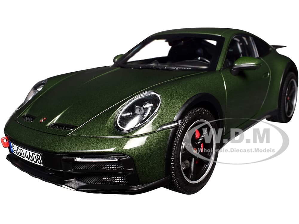 2023 Porsche 911 Dakar Oakgreen Metallic 1/18 Diecast Model Car by Norev