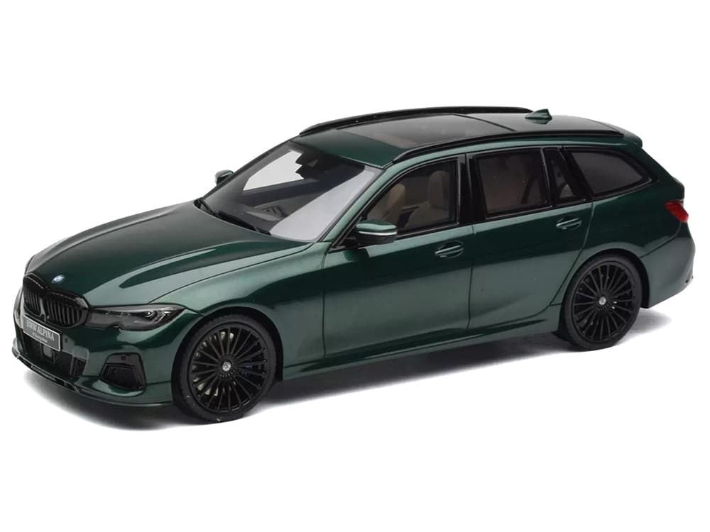 2019 BMW Alpina B3 Touring Green Metallic 1/18 Model Car by GT Spirit