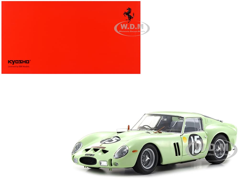 Ferrari 250 GTO 15 Innes Ireland Winner "Goodwood Tourist Trophy" (1962) 1/18 Diecast Model Car by Kyosho