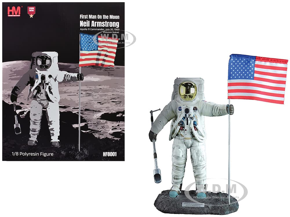 Neil Armstrong "Apollo 11 Commander - First Man On the Moon" Polyresin Statue "Statue Series" 1/8 Scale Model by Hobby Master