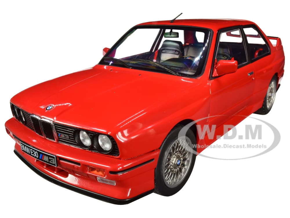 1986 BMW E30 M3 Red 1/18 Diecast Model Car by Solido