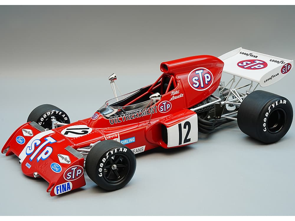 March 721X 12 Niki Lauda Formula One F1 "Belgian GP" (1972) Limited Edition to 125 pieces Worldwide "Mythos Series" 1/18 Model Car by Tecnomodel