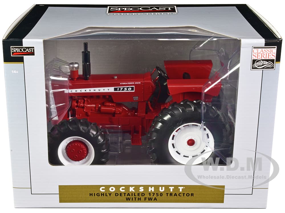 Cockshutt 1750 FWA (Front Wheel Assist) Tractor Red "Classic Series" 1/16 Diecast Model by SpecCast