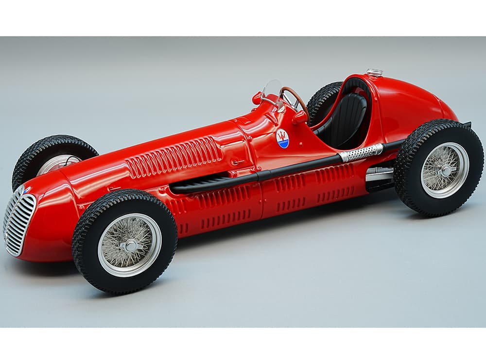 Maserati 4 CLT Red "Press Version" (1948) "Mythos Series" Limited Edition to 40 pieces Worldwide 1/18 Model Car by Tecnomodel