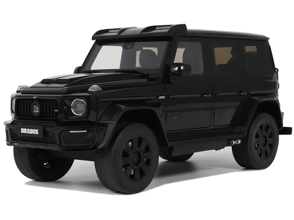2023 Mercedes-Benz Brabus G800 4x4 Black 1/18 Model Car by GT Spirit
