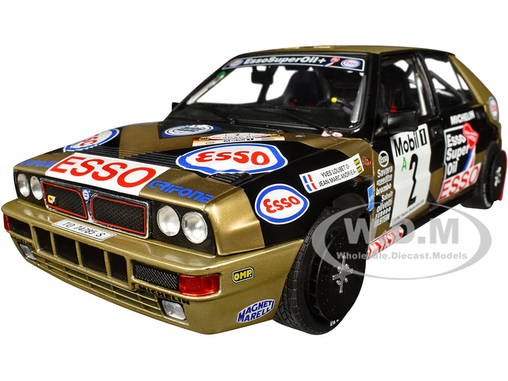 Lancia Delta HF Integrale 2 Yves Loubet - Jean-Marc Andrie 3rd Place "ADAC Rallye Deutschland" (1989) "Competition" Series 1/18 Diecast Model Car by