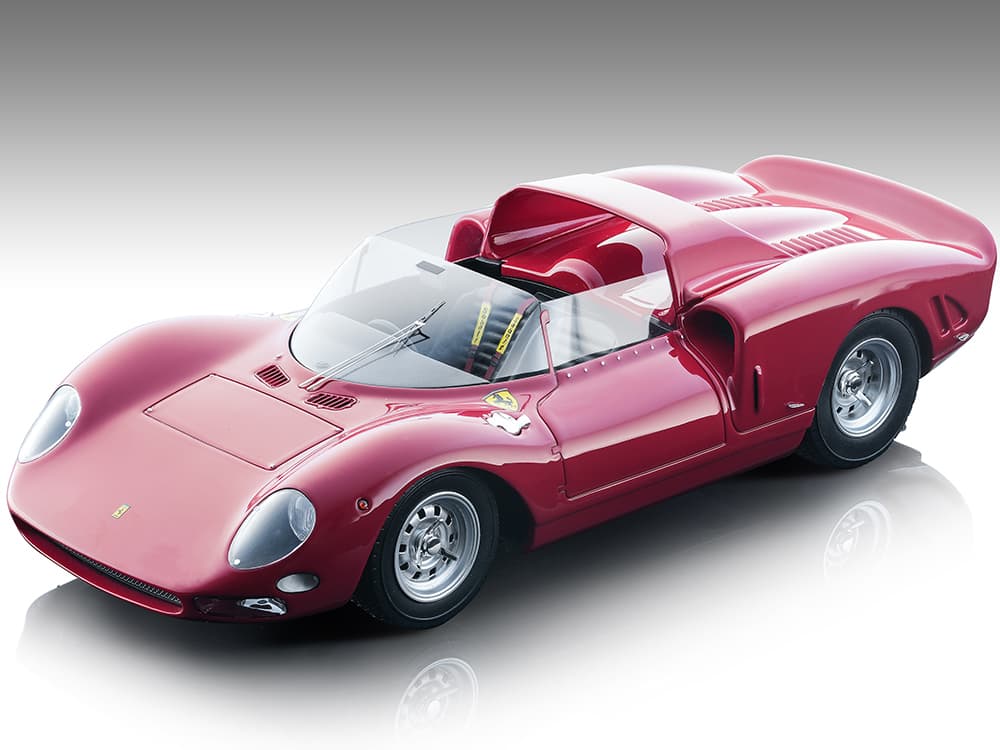 Ferrari 275/330 P2 "Press Version" (1965) Red "Mythos Series" Limited Edition to 60 pieces Worldwide 1/18 Model Car by Tecnomodel