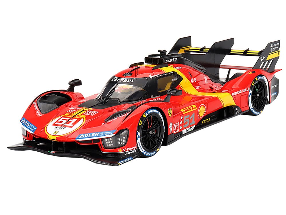 Ferrari 499P 51 James Calado - Antonio Giovinazzi - Alessandro Pier Guidi "Ferrari AF Corse" 3rd Place WEC "6 Hours of Spa" (2023) "Competition Serie