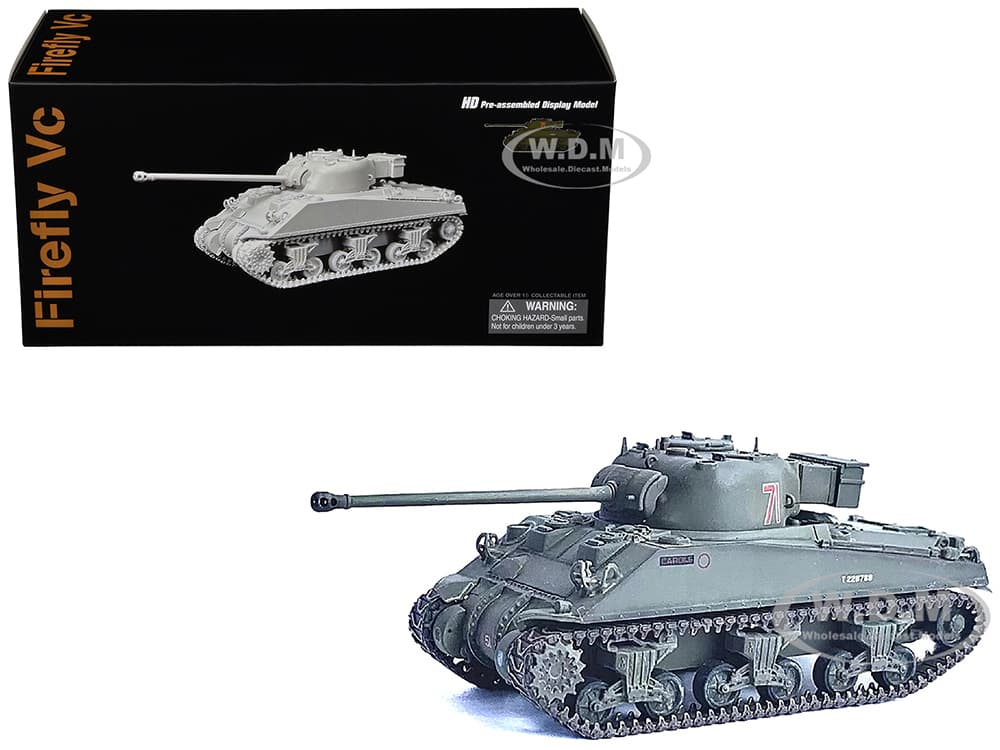 British Sherman Firefly Vc Tank 71 "13th/18th Royal Hussars Armoured Brigade Normandy France" (1944) "NEO Dragon Armor" Series 1/72 Plastic Model by