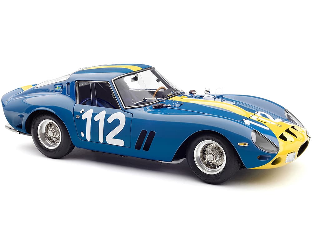 Ferrari 250 GTO 112 Ulf Norinder - Picko Per Troberg "Targa Florio" (1964) Limited Edition to 2200 pieces Worldwide 1/18 Diecast Model Car by CMC