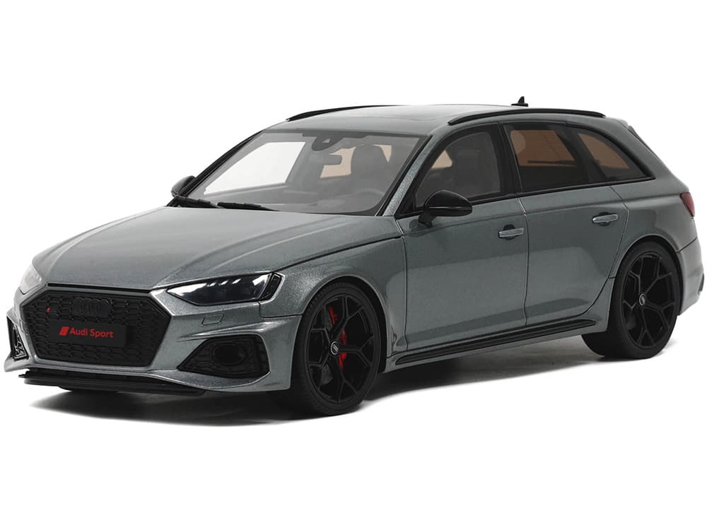 Audi RS 4 Competition Gray Metallic 1/18 Model Car by GT Spirit