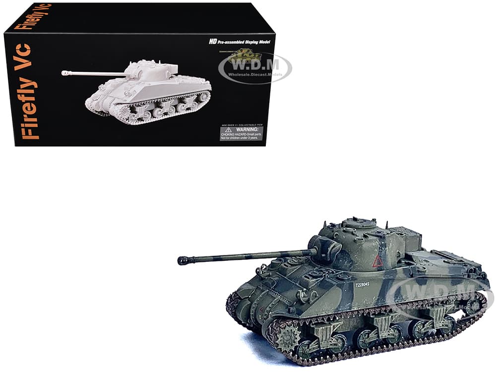 British Sherman Firefly VC Tank "4th/7th Royal Dragoon Guard 8th Armoured Brigade France" (1944) "NEO Dragon Armor" Series 1/72 Plastic Model by Drag