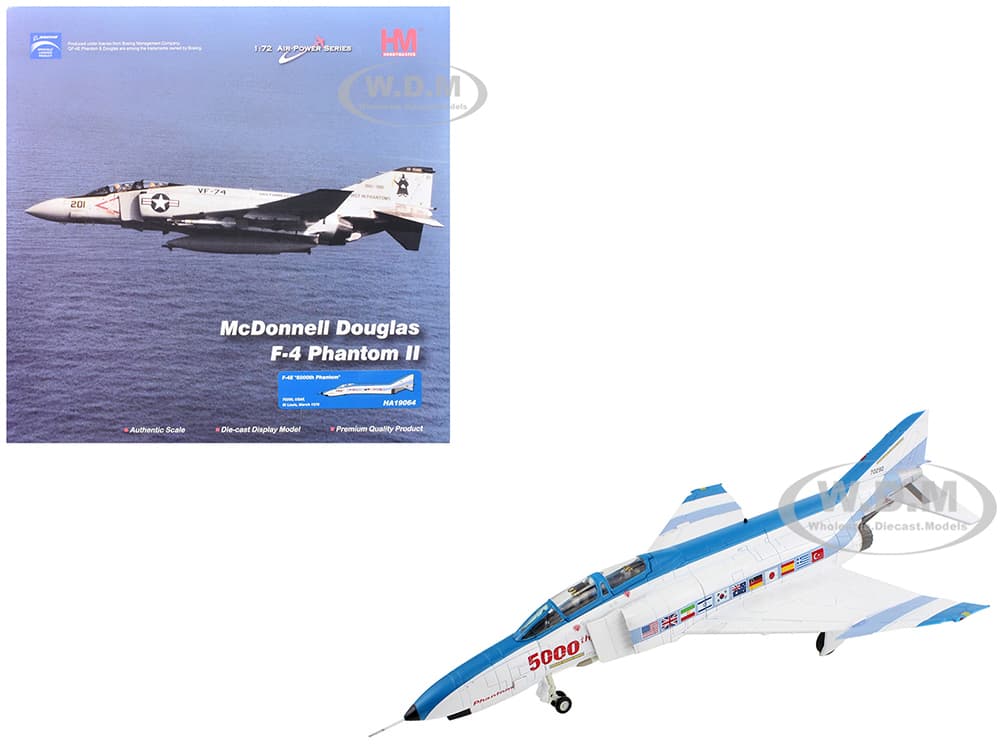 McDonnell Douglas F-4E Phantom II Fighter-Bomber Aircraft "70290 5000th Phantom St Louis" (1978) United States Air Force "Air Power Series" 1/72 Diec