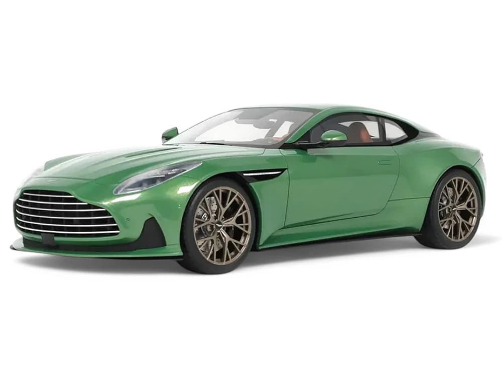 2023 Aston Martin DB12 Green Metallic 1/18 Model Car by GT Spirit