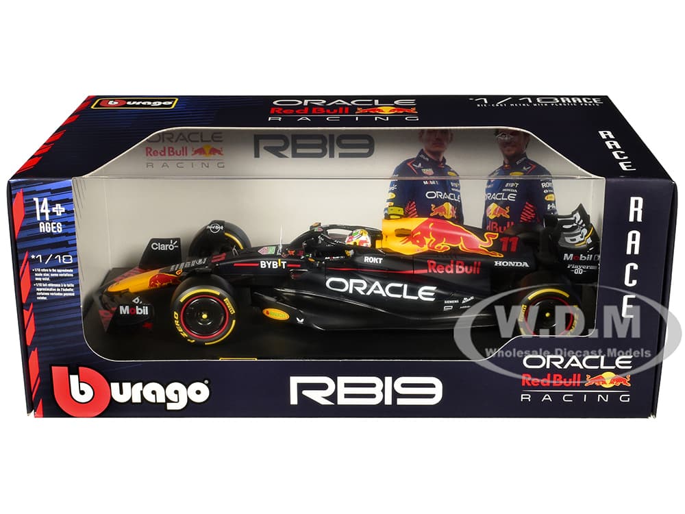 Red Bull Racing RB19 11 Sergio Perez "Oracle" Formula One F1 World Championship (2023) "Race" Series 1/18 Diecast Model Car by Bburago