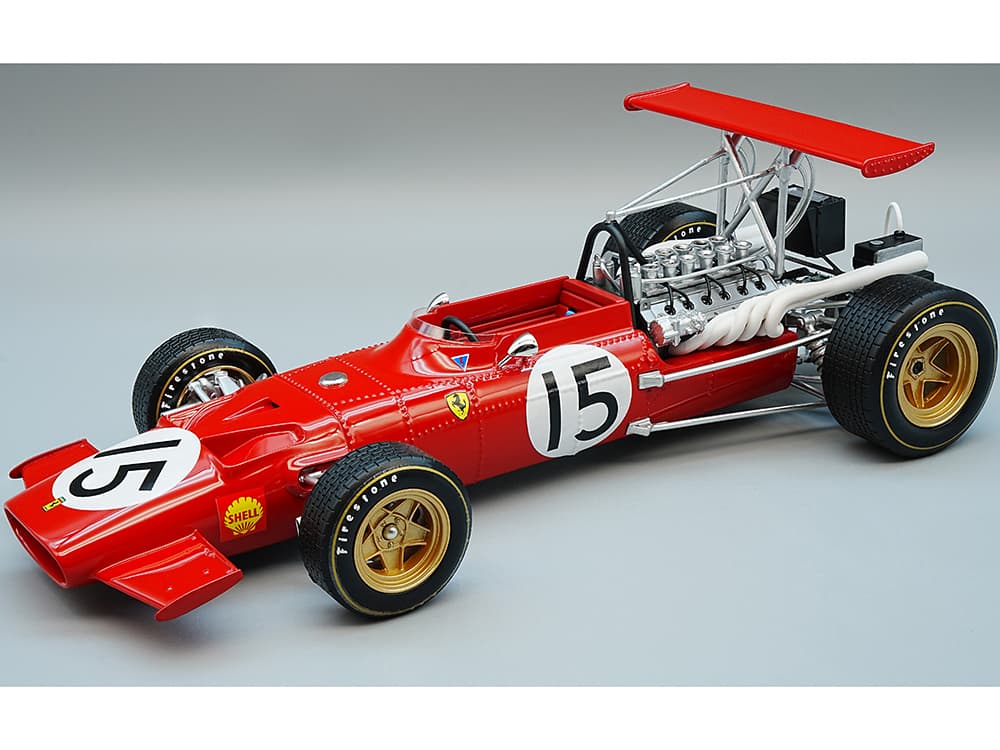 Ferrari 312 15 Chris Amon Formula One F1 "Spanish GP" (1969) "Mythos Series" Limited Edition to 135 pieces Worldwide 1/18 Model Car by Tecnomodel