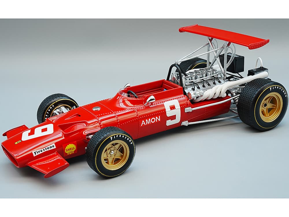Ferrari 312 9 Chris Amon Formula One F1 "South African GP" (1969) "Mythos Series" Limited Edition to 105 pieces Worldwide 1/18 Model Car by Tecnomode