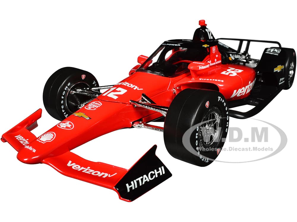 Dallara IndyCar 12 Will Power "Verizon" Team Penske "NTT IndyCar Series" (2023) 1/18 Diecast Model Car by Greenlight
