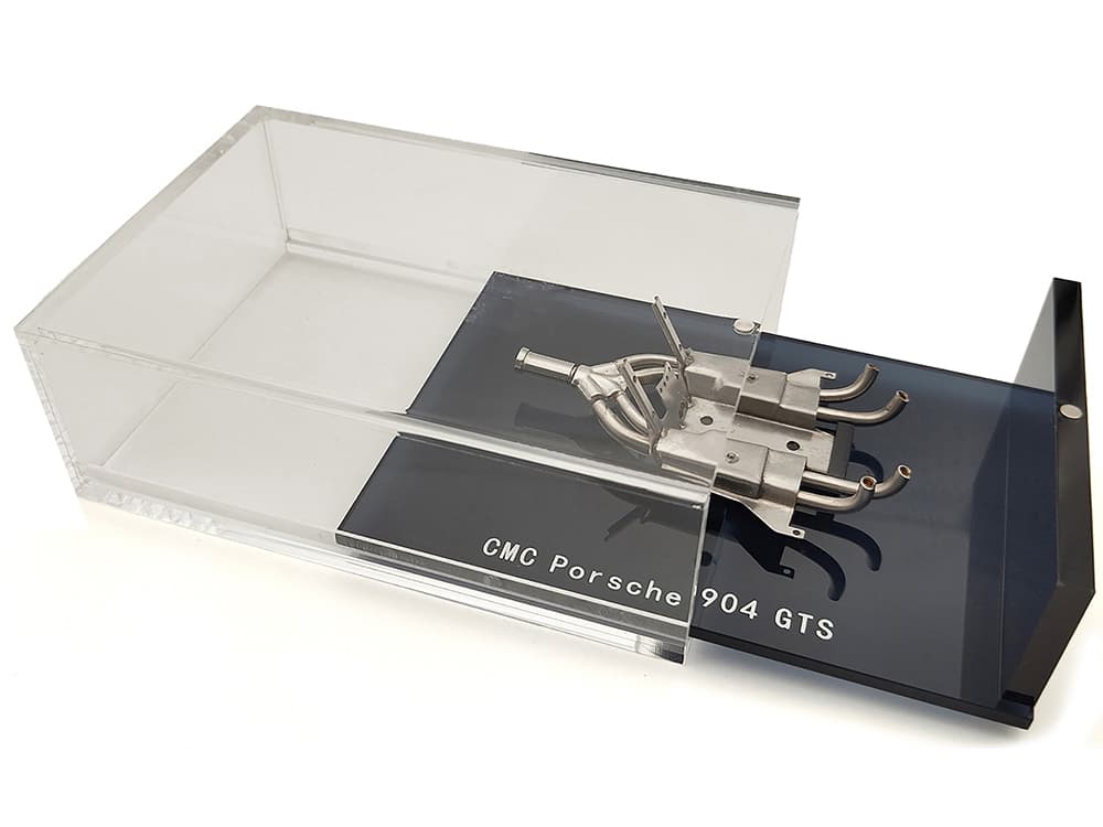 Sebring Exhaust for Porsche 904 Carrera GTS with Display Case 1/18 Diecast Model by CMC