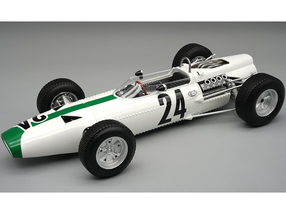 BRM P261 24 Bob Bondurant Formula One F1 "Belgian GP" (1966) "Mythos Series" Limited Edition to 40 pieces Worldwide 1/18 Model Car by Tecnomodel