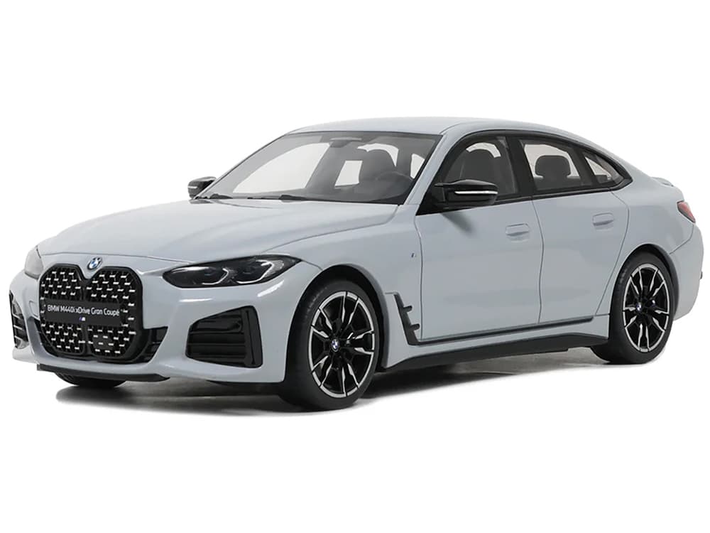 2021 BMW M440i xDrive Gran Coupe Brooklyn Gray Metallic 1/18 Model Car by Otto Mobile