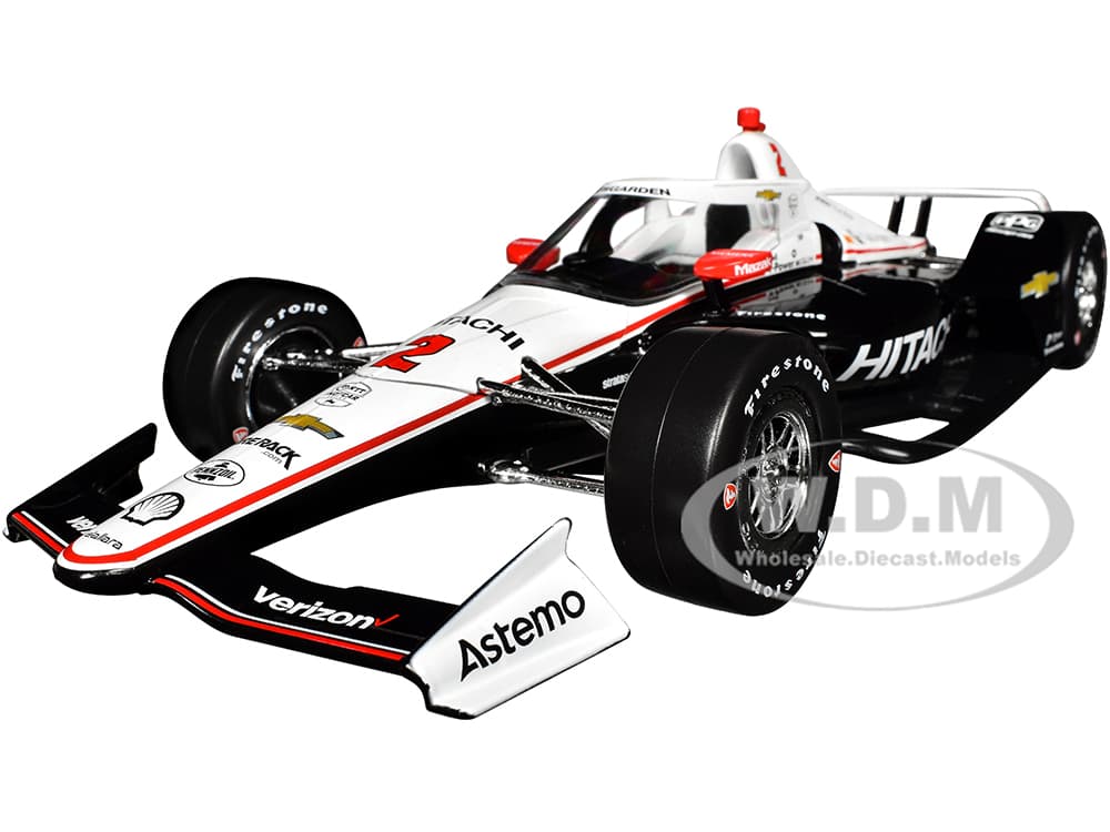 Dallara IndyCar 2 Josef Newgarden "Hitachi" Team Penske "NTT IndyCar Series" (2023) 1/18 Diecast Model Car by Greenlight