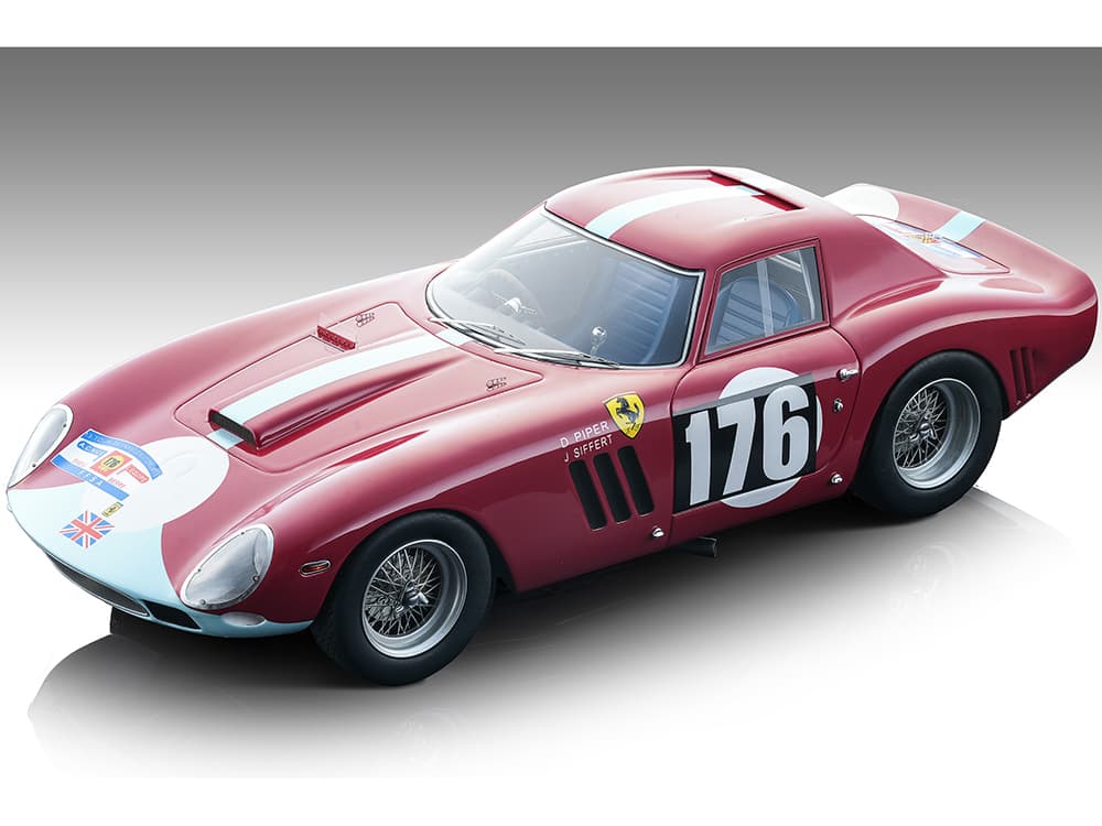 Ferrari 250 GTO 176 Jo Siffert - David Piper "Tour de France" (1964) "Mythos Series" Limited Edition to 75 pieces Worldwide 1/18 Model Car by Tecnomo