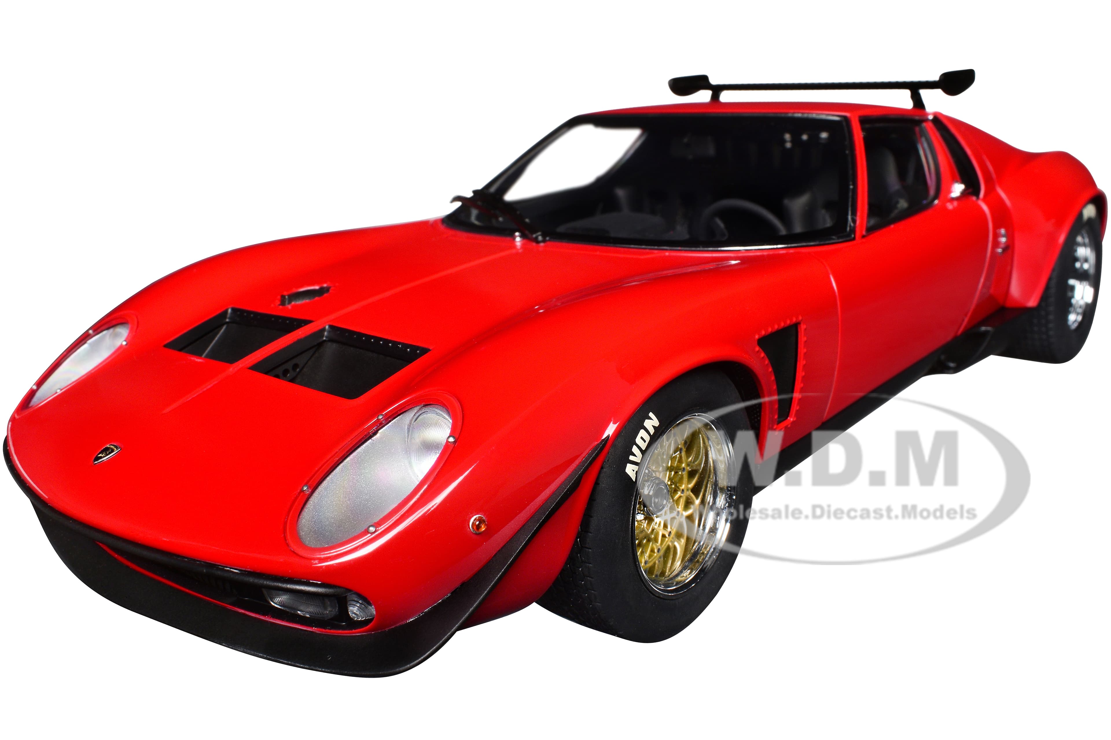 Lamborghini Miura SVR Jota Red 1/18 Model Car by Autoart