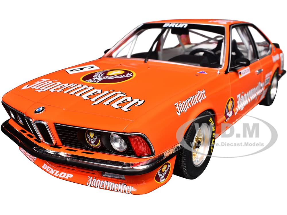 BMW 635 CSI (E24) 6 Hans-Joachim Stuck "Jagermeister" "European Touring Car Championship" (1984) "Competition" Series 1/18 Diecast Model Car by Solid