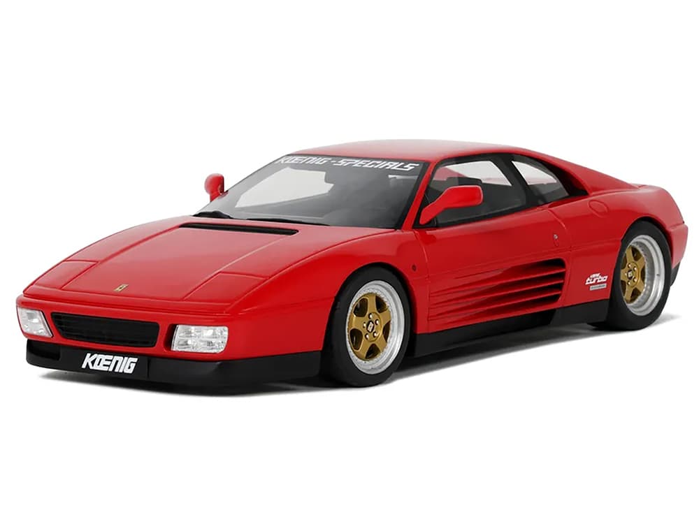 1994 Koenig Specials 348 Twin Turbo Red 1/18 Model Car by GT Spirit