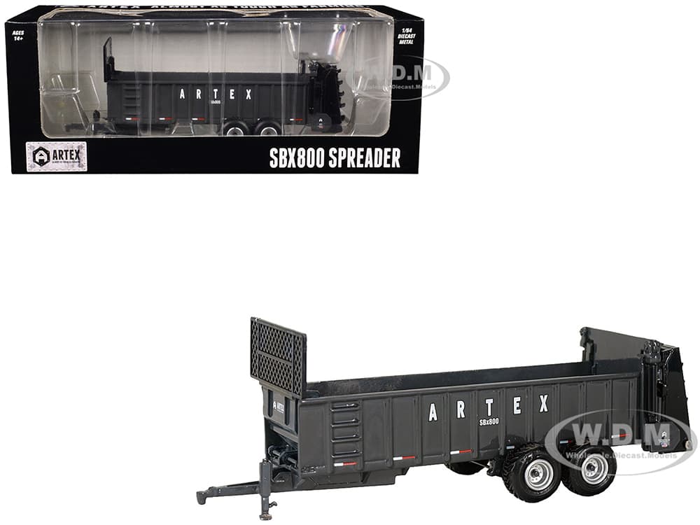Artex SBX800 Spreader Dark Gray 1/64 Diecast Model by SpecCast