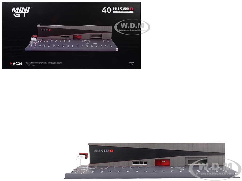 Nissan Motorsports &amp; Customizing Co. Ltd. NISMO Operation Diorama 1/64 Model by Mini GT
