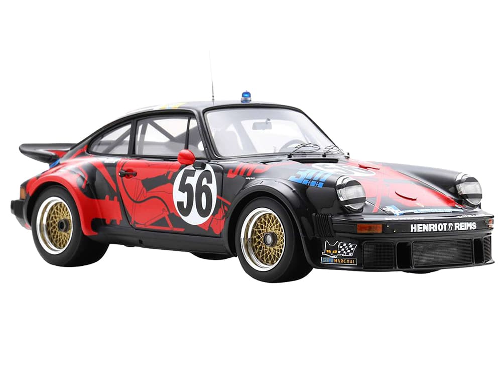 Porsche 934 56 Jean-Louis Bousquet - Cyril Grandet - Philippe Dagoreau "JMS Racing-ASA Cachia" "24 Hours of Le Mans" (1977) with Acrylic Display Case