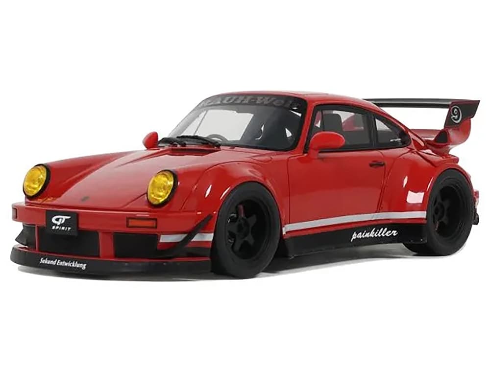 RWB Bodykit "Painkiller" Red 1/18 Model Car by GT Spirit