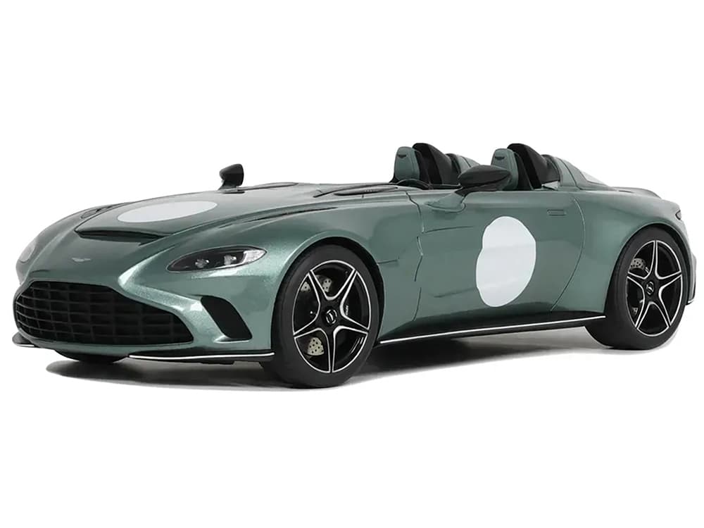 Aston Martin V12 Speedster Green Metallic 1/18 Model Car by GT Spirit