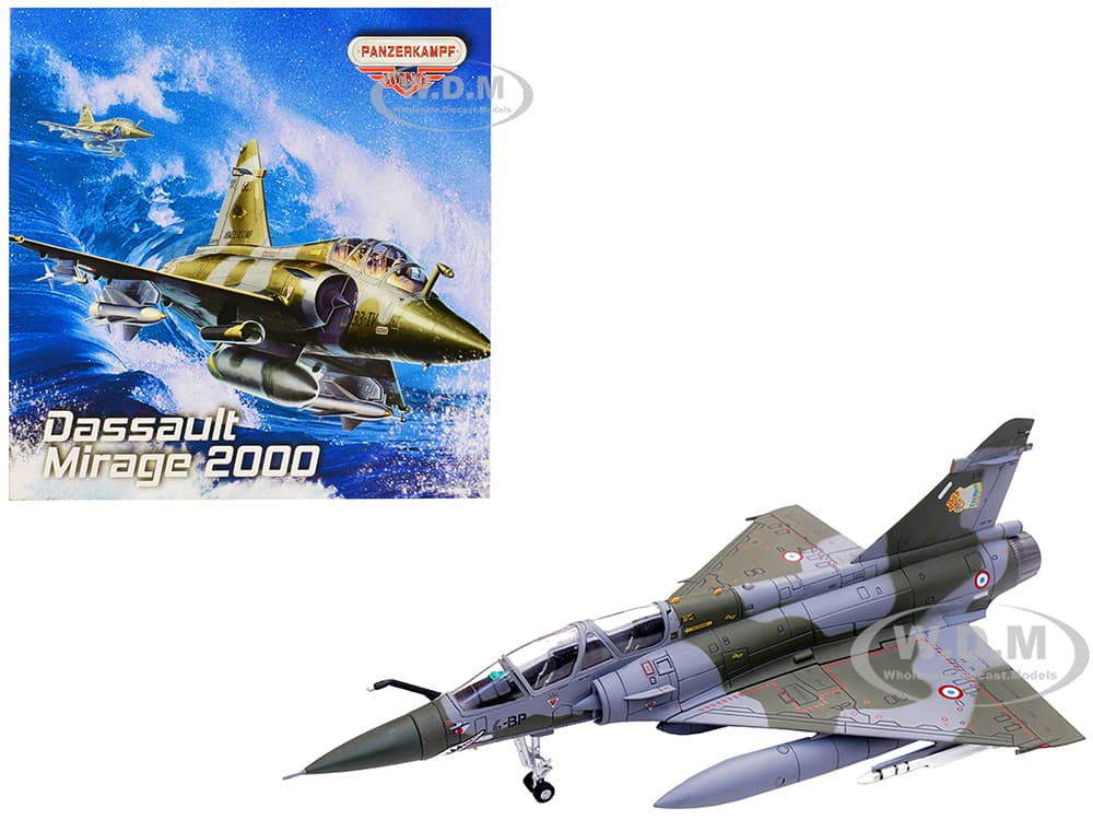 Dassault Mirage 2000N Fighter Aircraft "Escadron de Chasse 2/4 La Fayette Luxeuil" (2004) French Air Force "Wing" Series 1/72 Diecast Model by Panzer