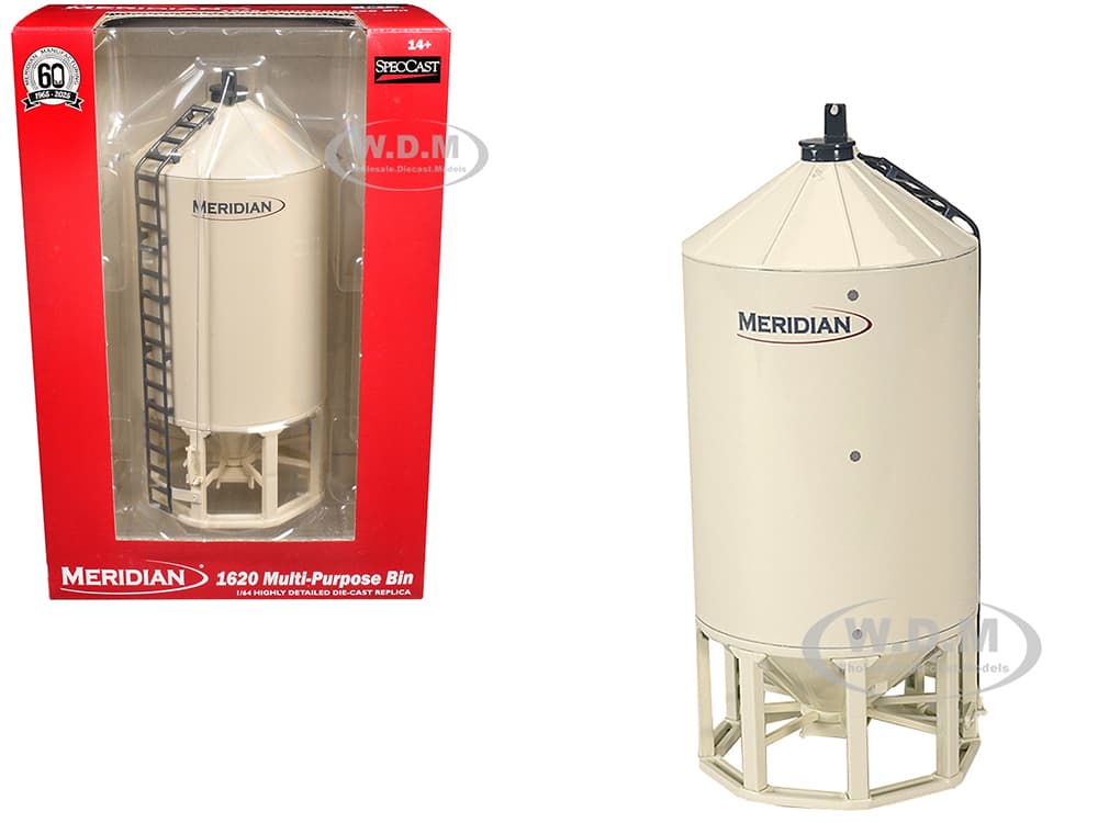 Meridian 1620 Multi-Purpose Bin Light Tan "60th Anniversary Edition" 1/64 Diecast Model by SpecCast