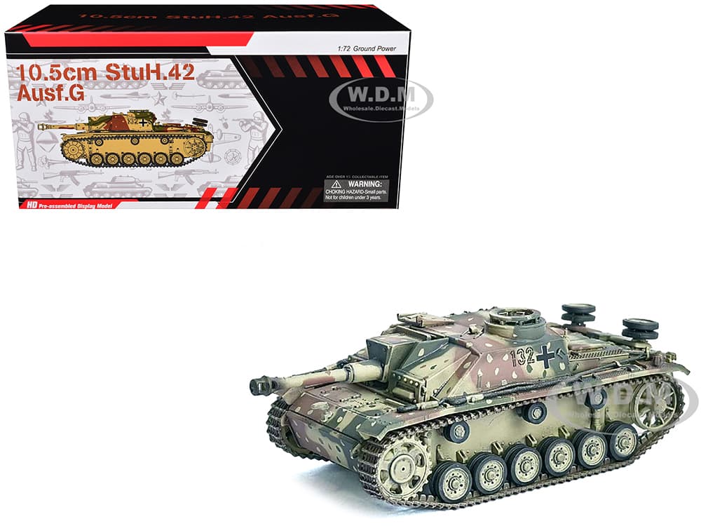 Germany 10.5cm StuH.42 Ausf. G Tank "Unidentified Unit Ardennes" (1944) "NEO Dragon Armor" Series 1/72 Plastic Model by Dragon Models