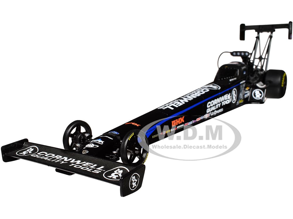 NHRA TFD (Top Fuel Dragster) Brittany Force "Cornwell Quality Tools" Black "John Force Racing" 1/24 Diecast Model by Auto World