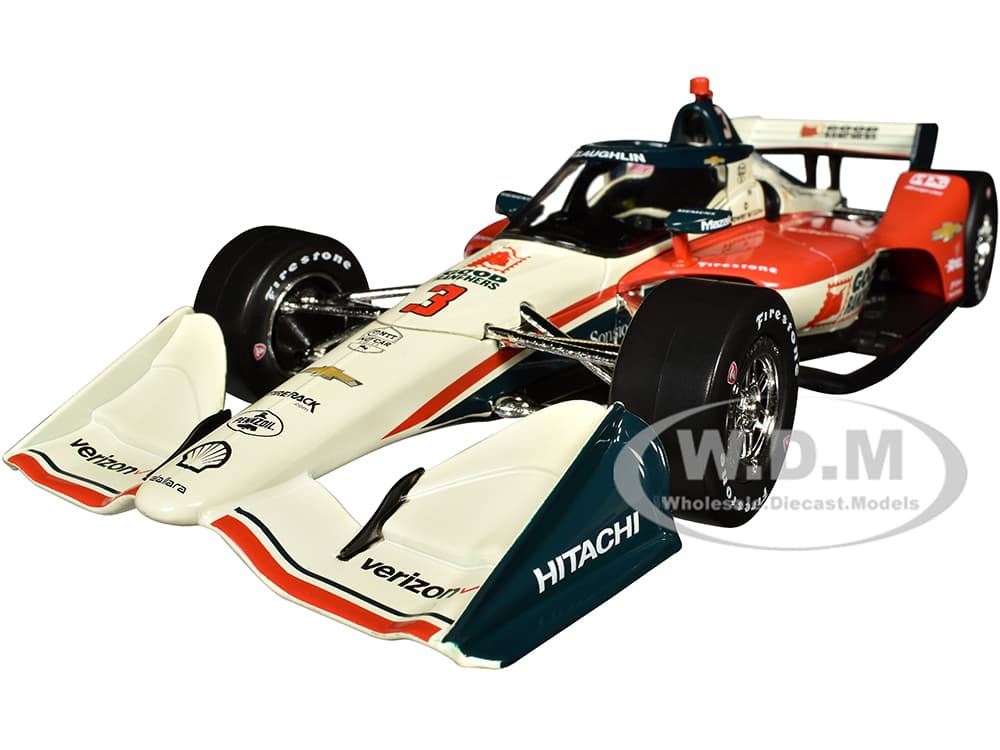 Dallara IndyCar 3 Scott McLaughlin "Good Ranchers" Team Penske (Road Course Configuration) "NTT IndyCar Series" (2023) 1/18 Diecast Model Car by Gree