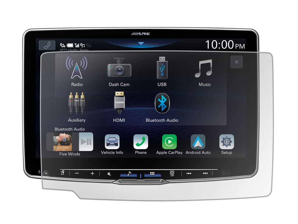 Alpine KAE-HF11DA tükröződésmentes kijelző védelem